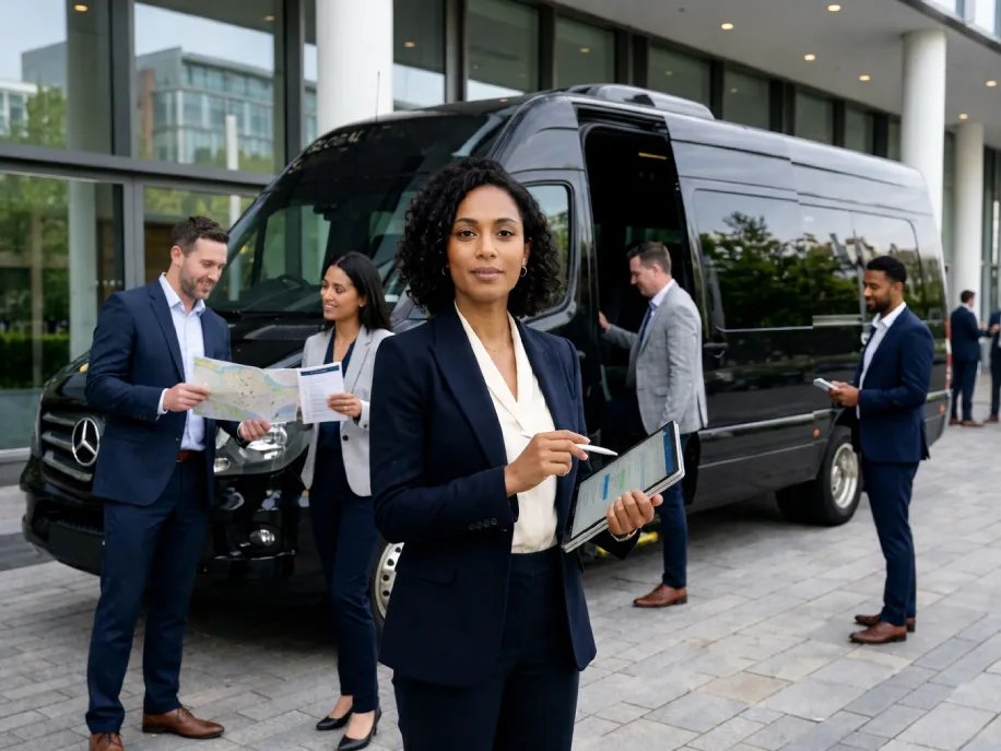 hiring a minibus for office events